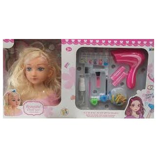 Tête à Coiffer pour Enfant avec Accessoires de Beauté
