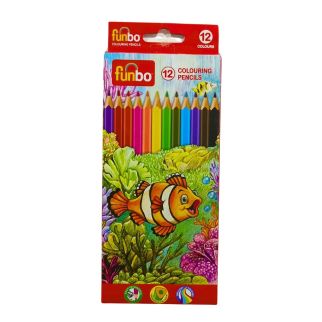12 Crayons de couleur - Funbo