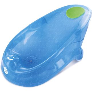 Transat de bain bleu translucide