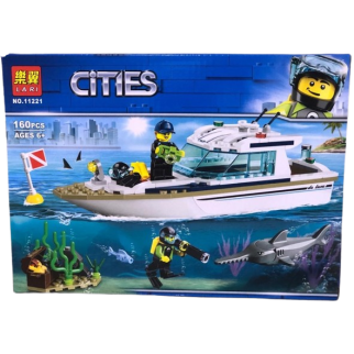 Blocs de Construction YACHT DE PLONGÉE 160 pcs Cities