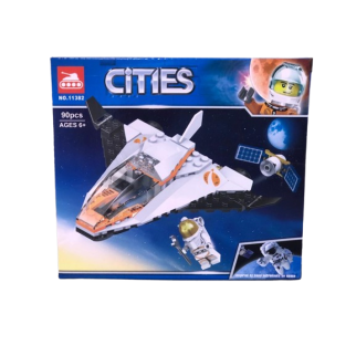 Blocs de construction 90pcs navette spatiale Cities