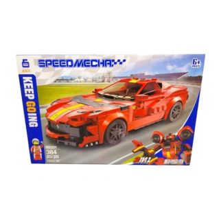 Bloc De Construction 2 En 1 - Speed Mecha