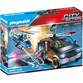 HELICOPTERE+CAMION BANDITS - PLAYMOBIL