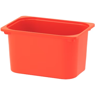 Panier de rangement-Rouge