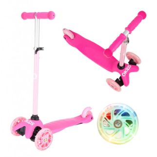 Trottinette QKIDS "LUMIS" à trois roues Rose/Saumon