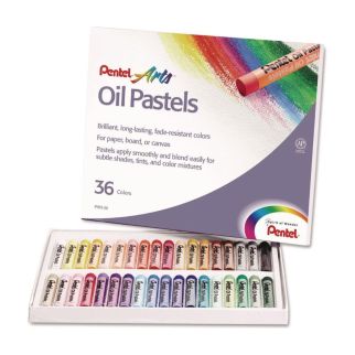 Pastels à l'huile 36 couleurs - Pentel