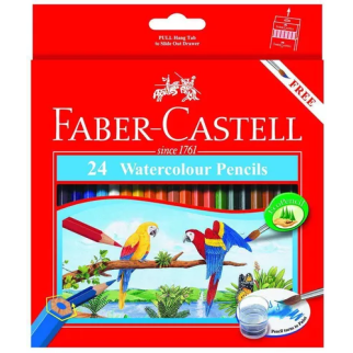 24 CRAYONS AQUARELLES LONG