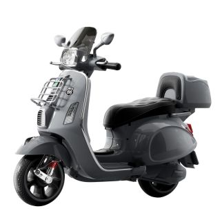 Moto Vespa Électrique 12V Pour Enfants -Gris
